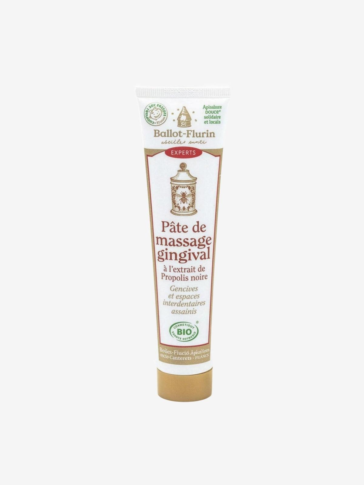 Pâte de Massage Gingival à l'extrait de propolis noire 75ml Ballot Flurin - Herboristerie de Paris