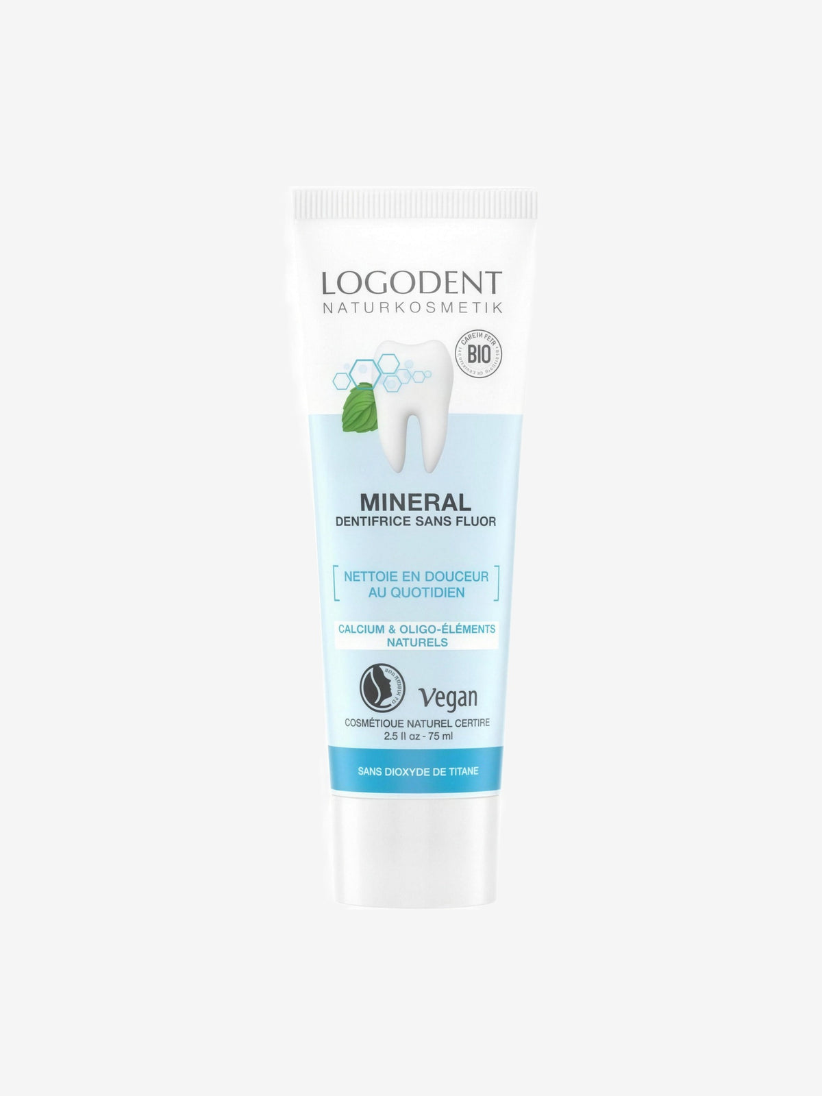 Pâte Dentifrice Minéral Logodent 75 ml Logona - Herboristerie de Paris