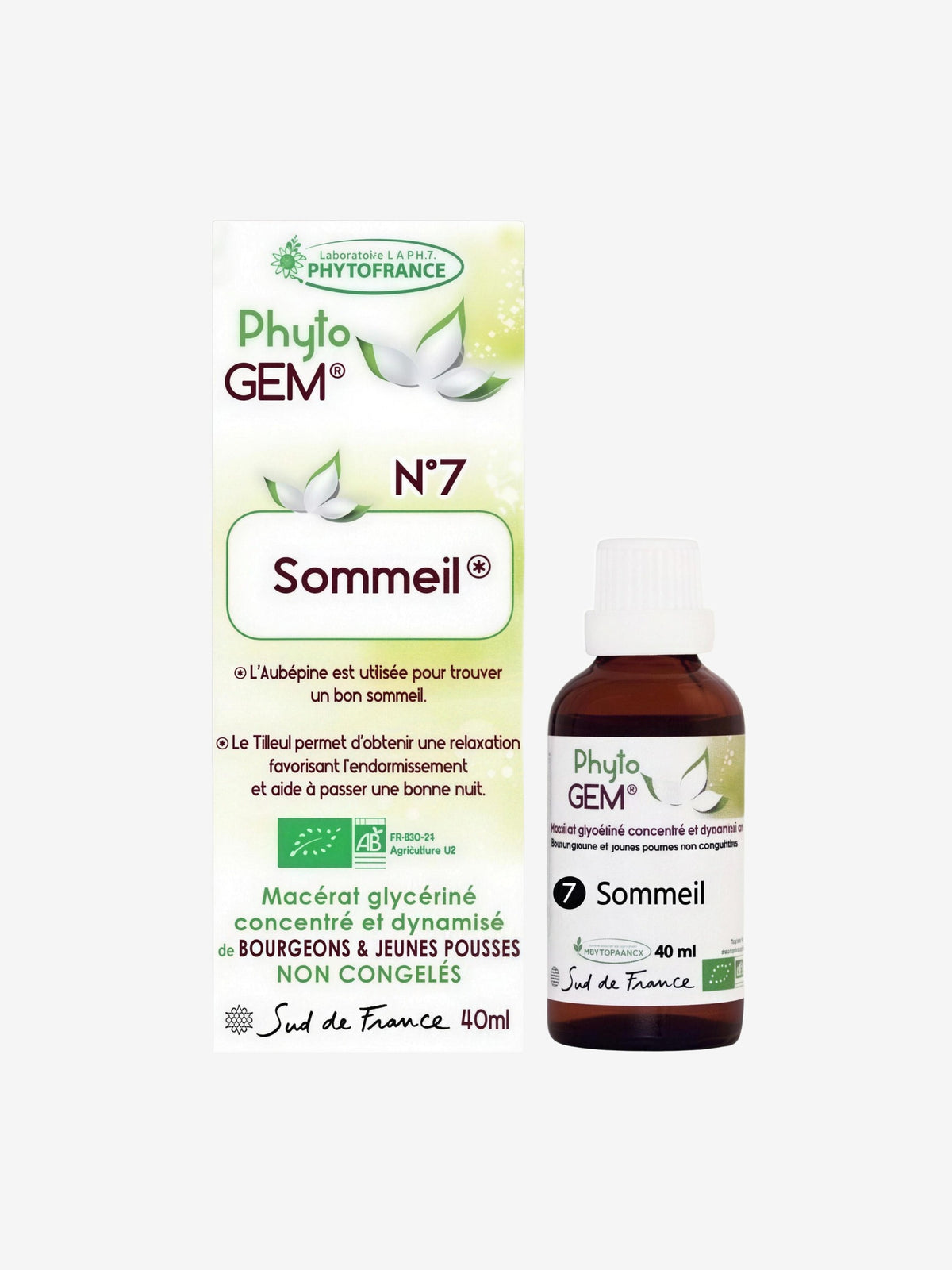 Phyto'Gem No 7 sommeil Bio 40ml Phytofrance - Herboristerie de Paris