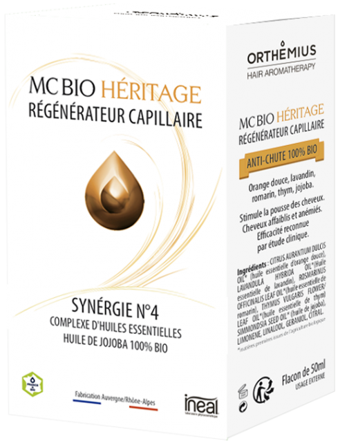 Régénérateur capillaire MC Bio stimulant anti chute 50ml Orthebio Orthémius - Herboristerie de Paris