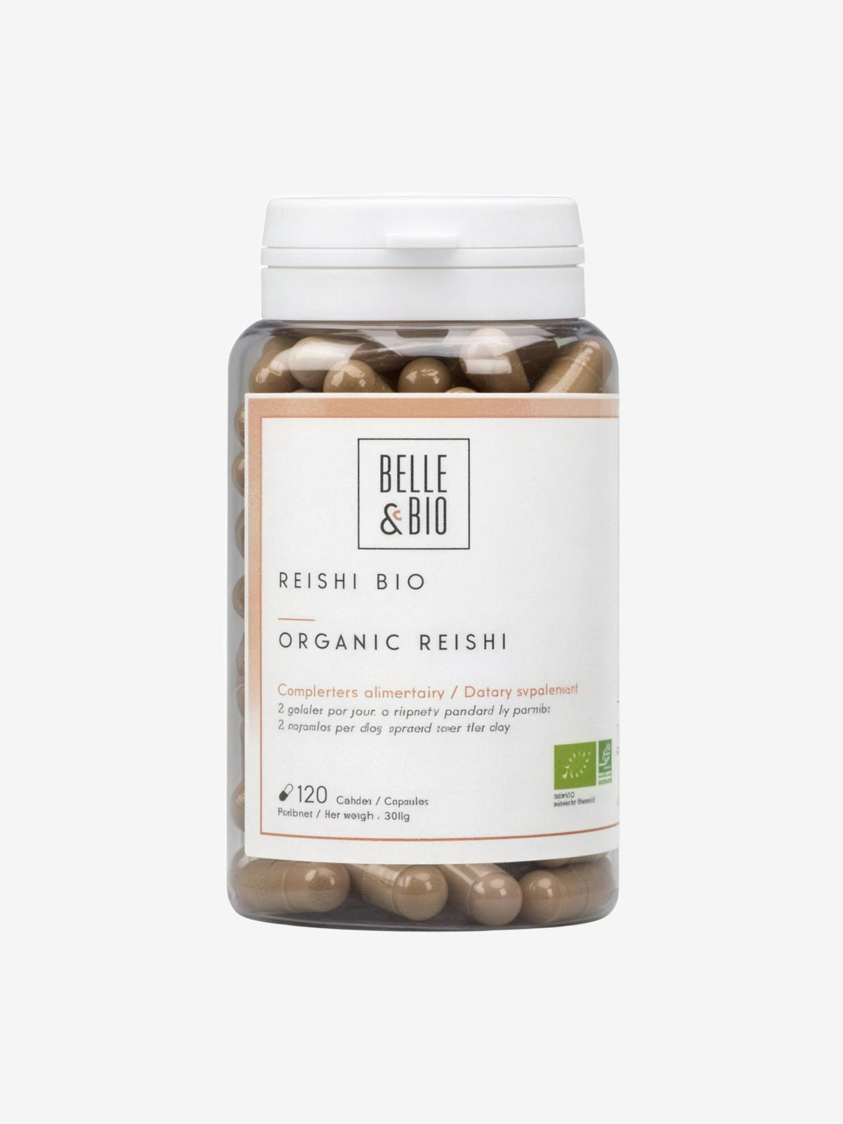 Reishi bio 120 gélules Belle et Bio - Herboristerie de Paris