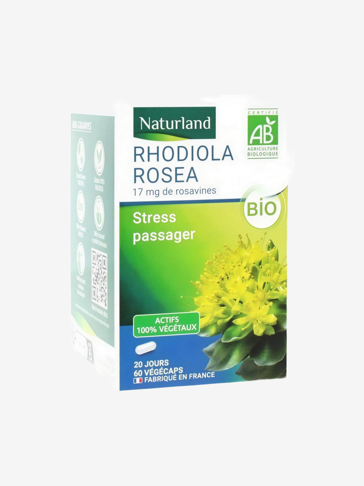 Rhodiola Rosea 60 Gélules Végécaps Naturland - Herboristerie de Paris