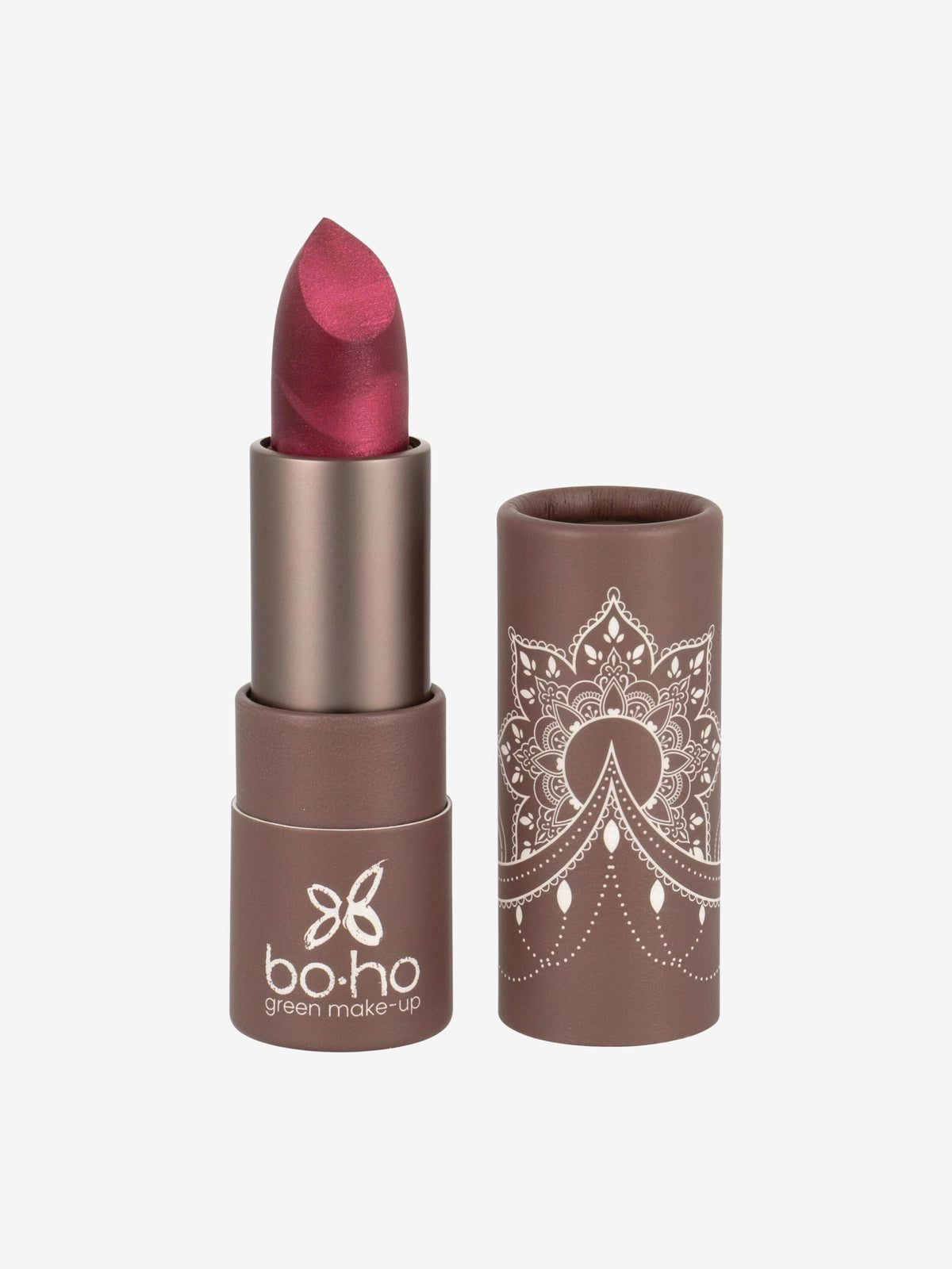 Rouge à Lèvres nacré transparent glossy 406 cassis 3.5g Boho Green - Herboristerie de Paris