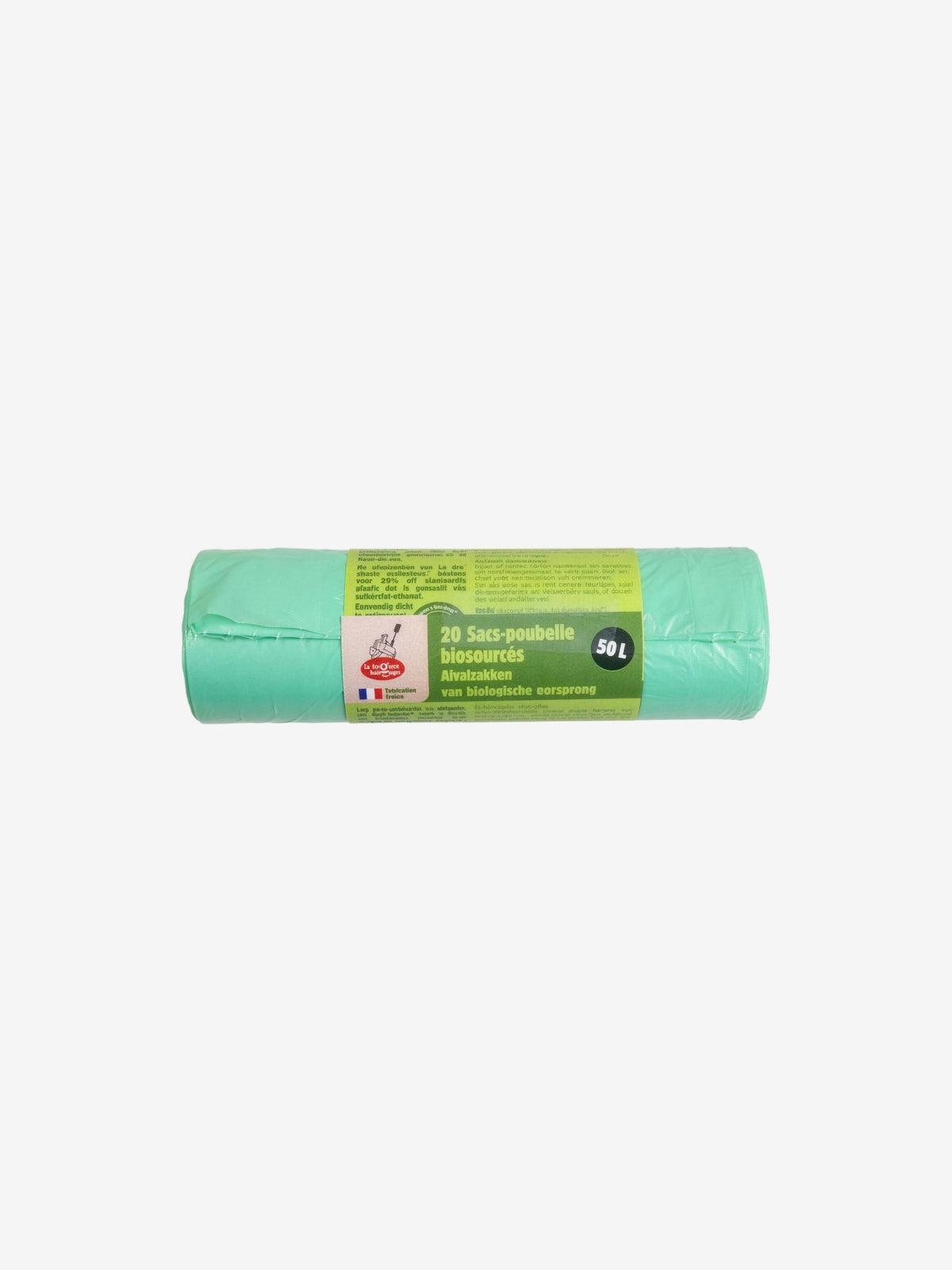 Rouleau de 20 sacs poubelle de 50 Litres Droguerie Ecologique - Herboristerie de Paris