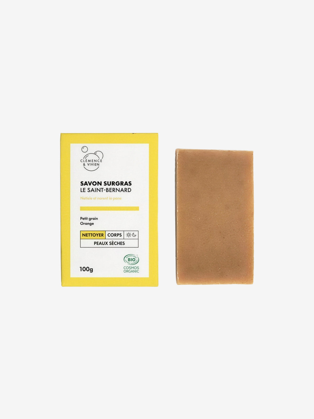 Savon à froid Le Saint Bernard Nourrissant 100g Clemence & Vivien - Herboristerie de Paris