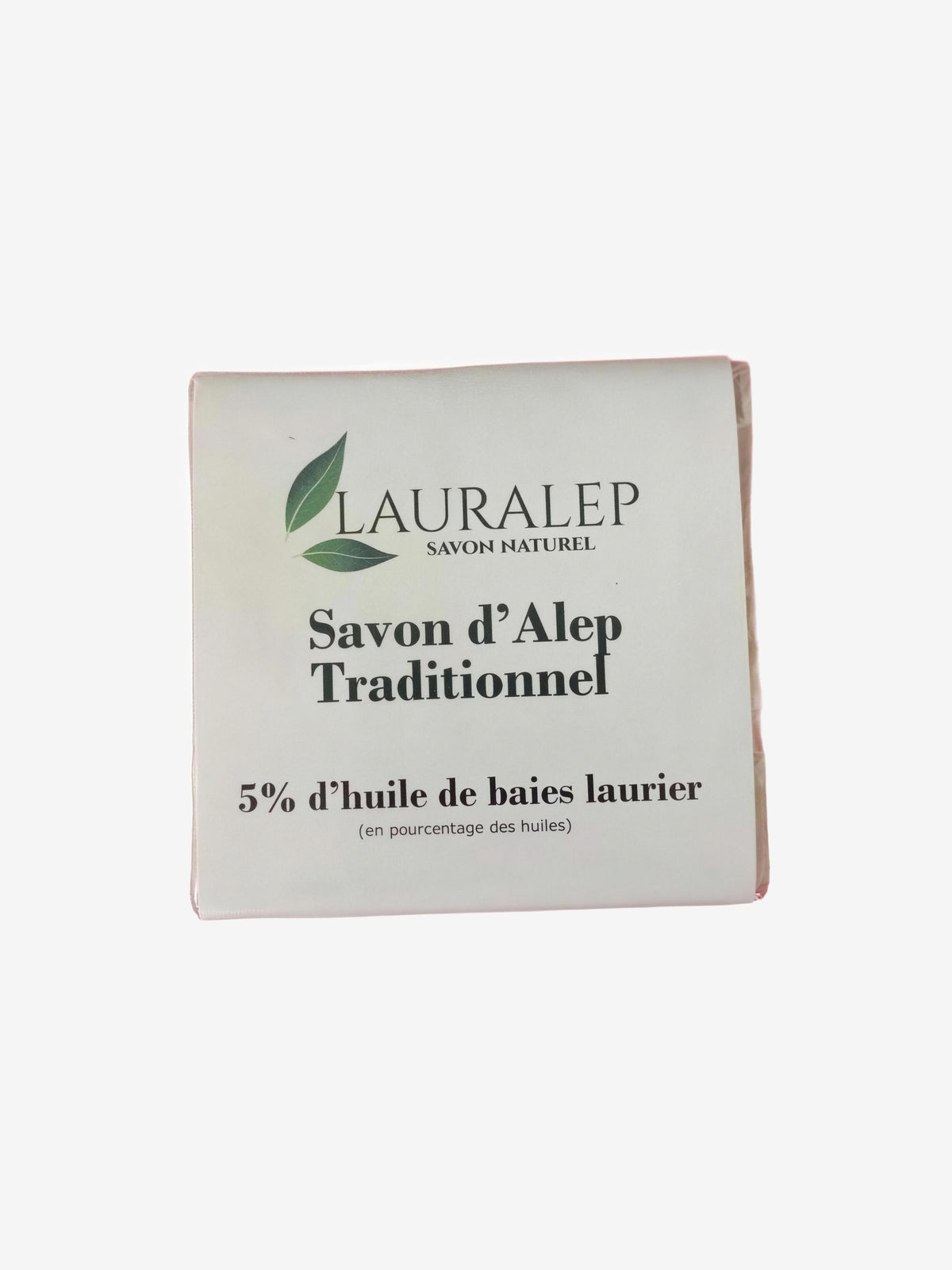 Savon d'Alep Traditionnel 5% 180g Lauralep - Herboristerie de Paris