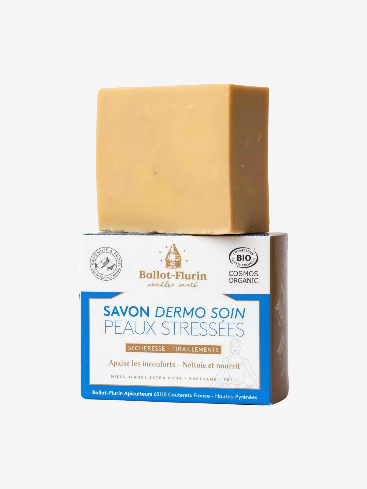 Savon Miels Blancs de nos Campagnes 100g Ballot Flurin - Herboristerie de Paris