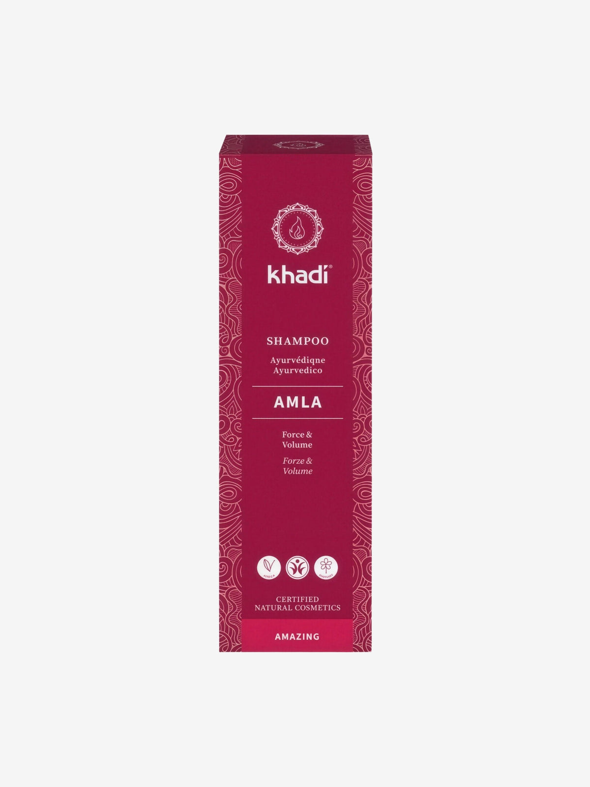 Shampoing ayurvédique Amla Volume 200ml Khadi - Herboristerie de Paris