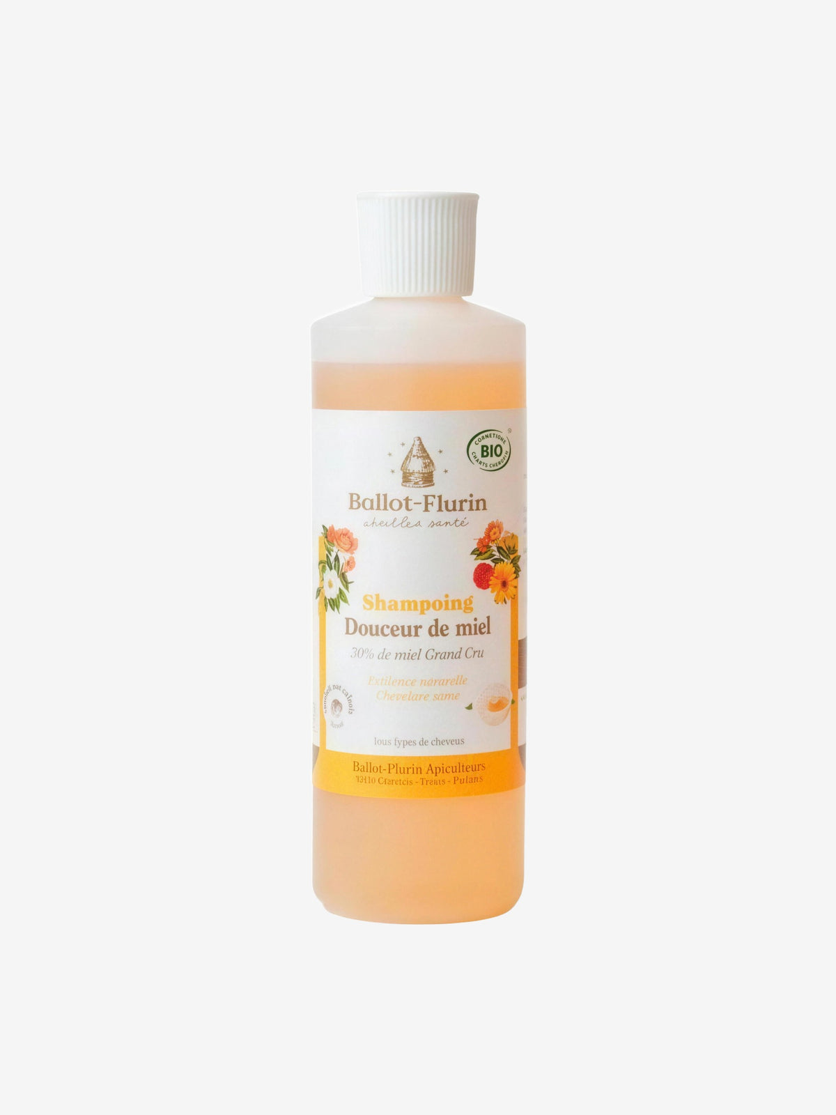 Shampoing Douceur de Miel flacon de 250 ml Ballot Flurin - Herboristerie de Paris