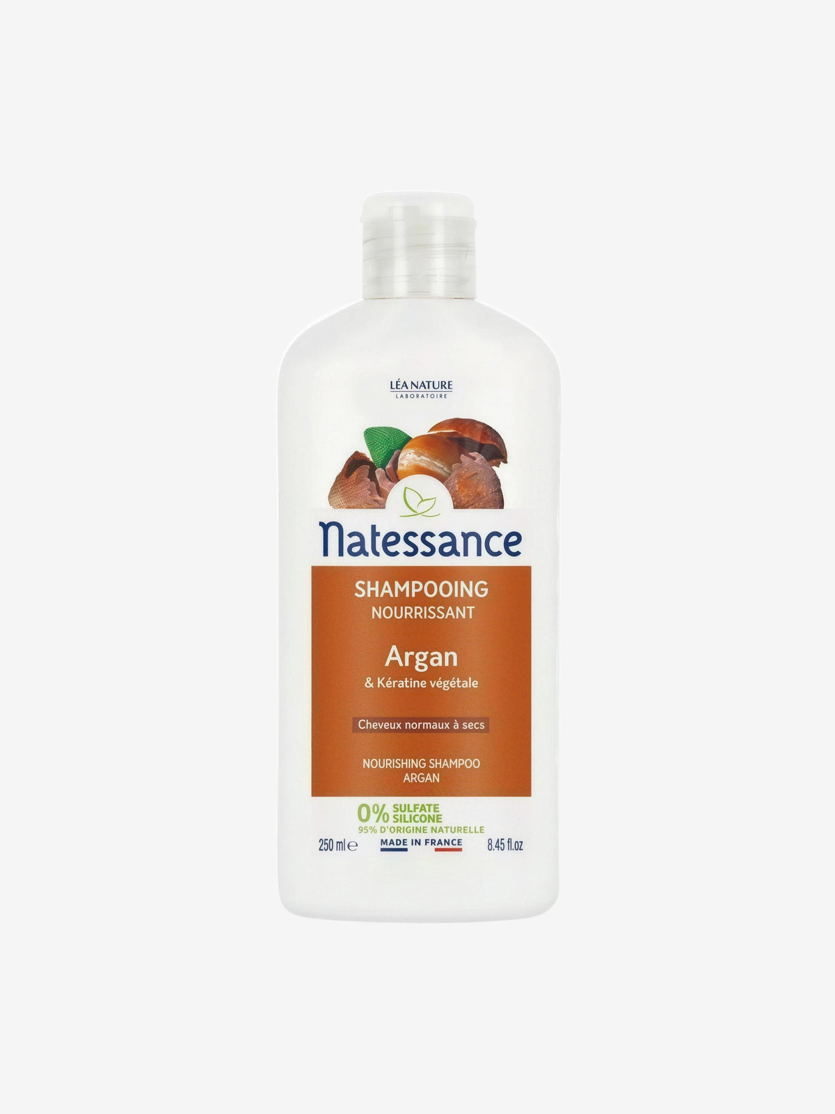 Shampooing Nutrition Intense Argan 250ml Natessance - Herboristerie de Paris