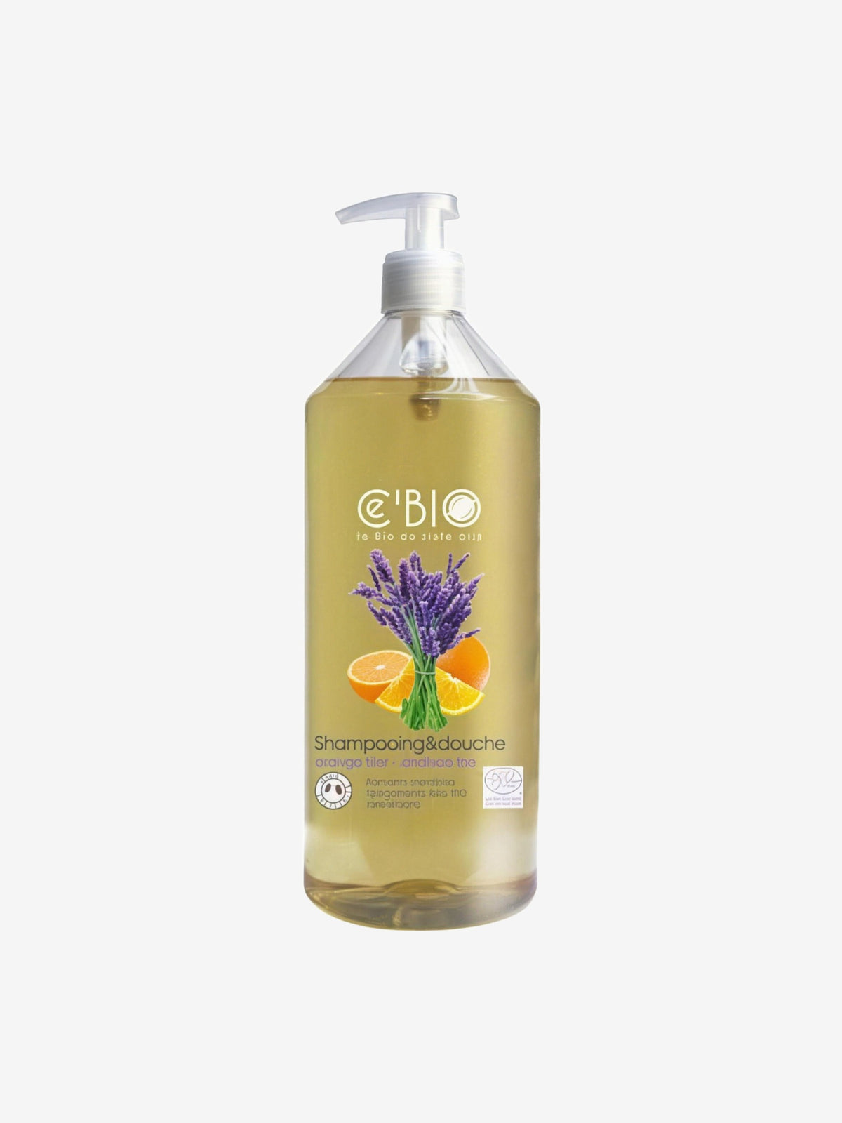 Shampooing douche Orange Lavande 1L CÉ’BIO - Herboristerie de Paris
