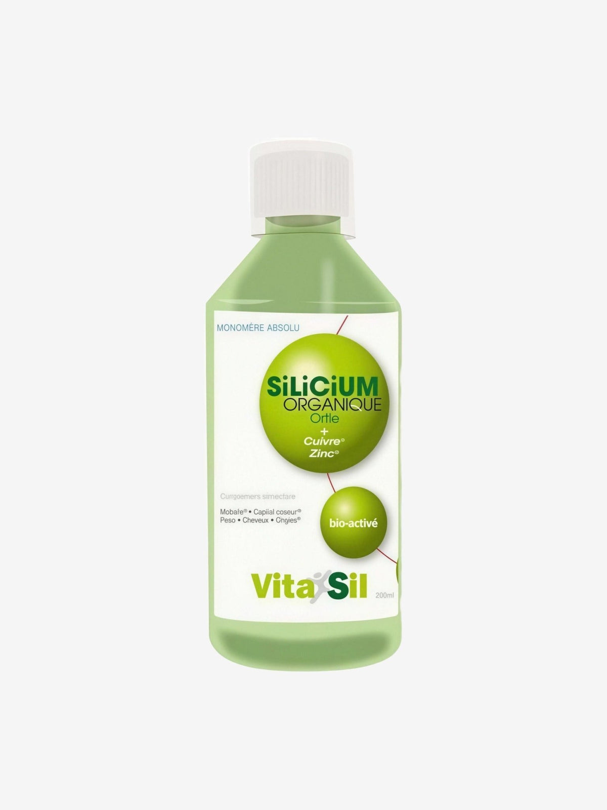 Silicium Organique bio activé 500 ml Vitasil - Herboristerie de Paris