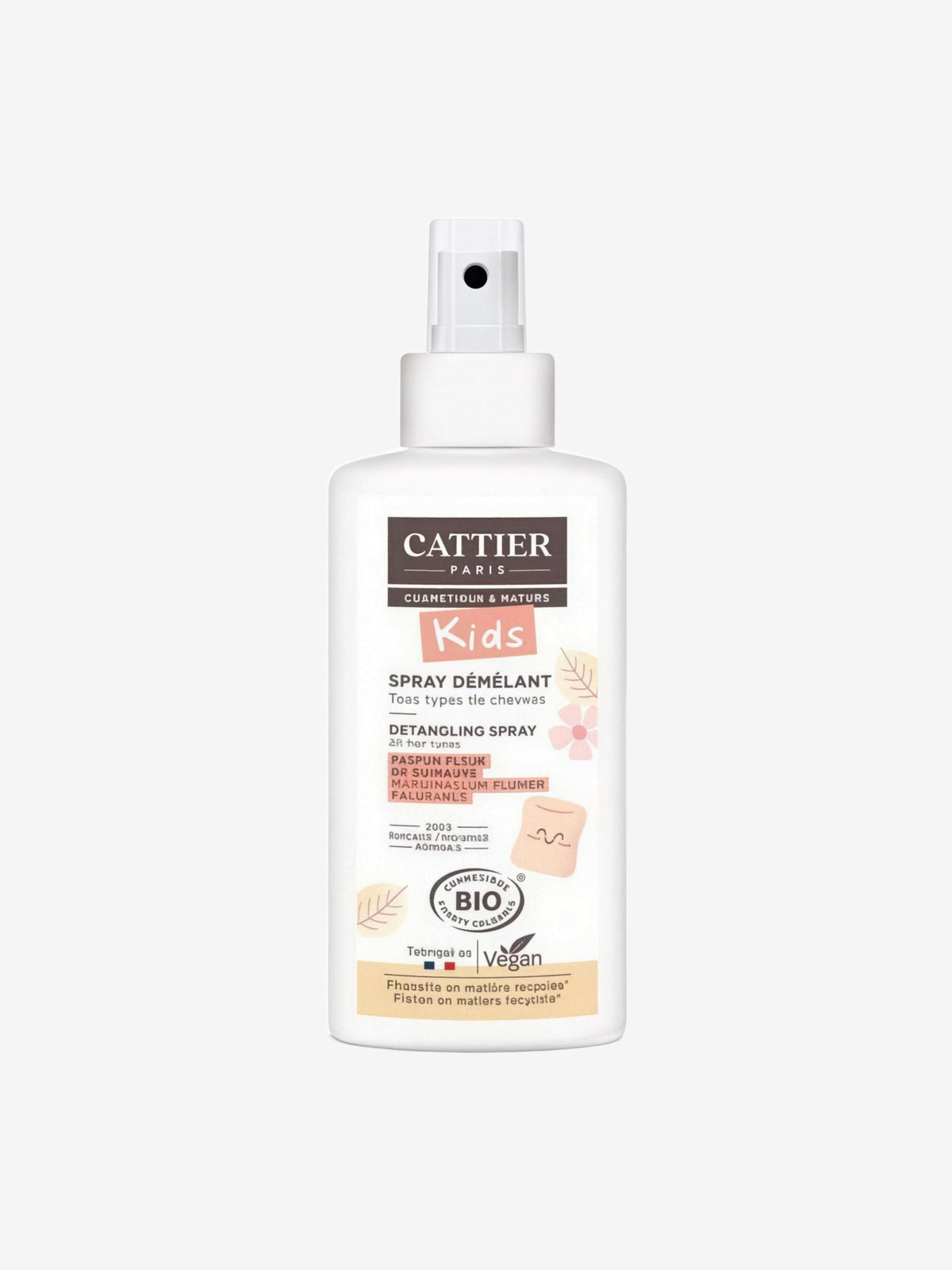 Spray démêlant parfum fleur de guimauve 200ml Cattier - Herboristerie de Paris