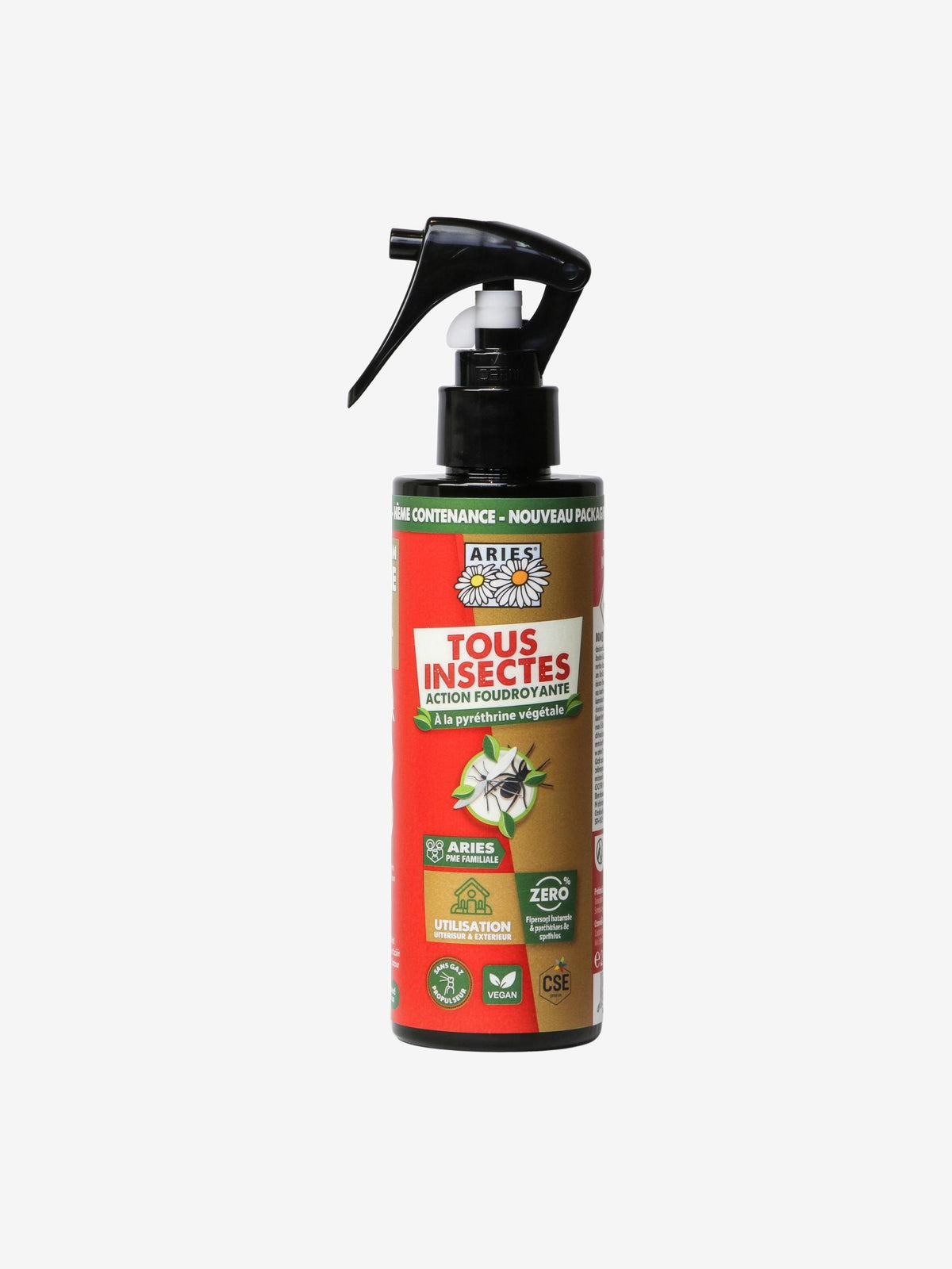 Spray insecticide action foudroyante Tous insectes 200ml Ariès - Herboristerie de Paris