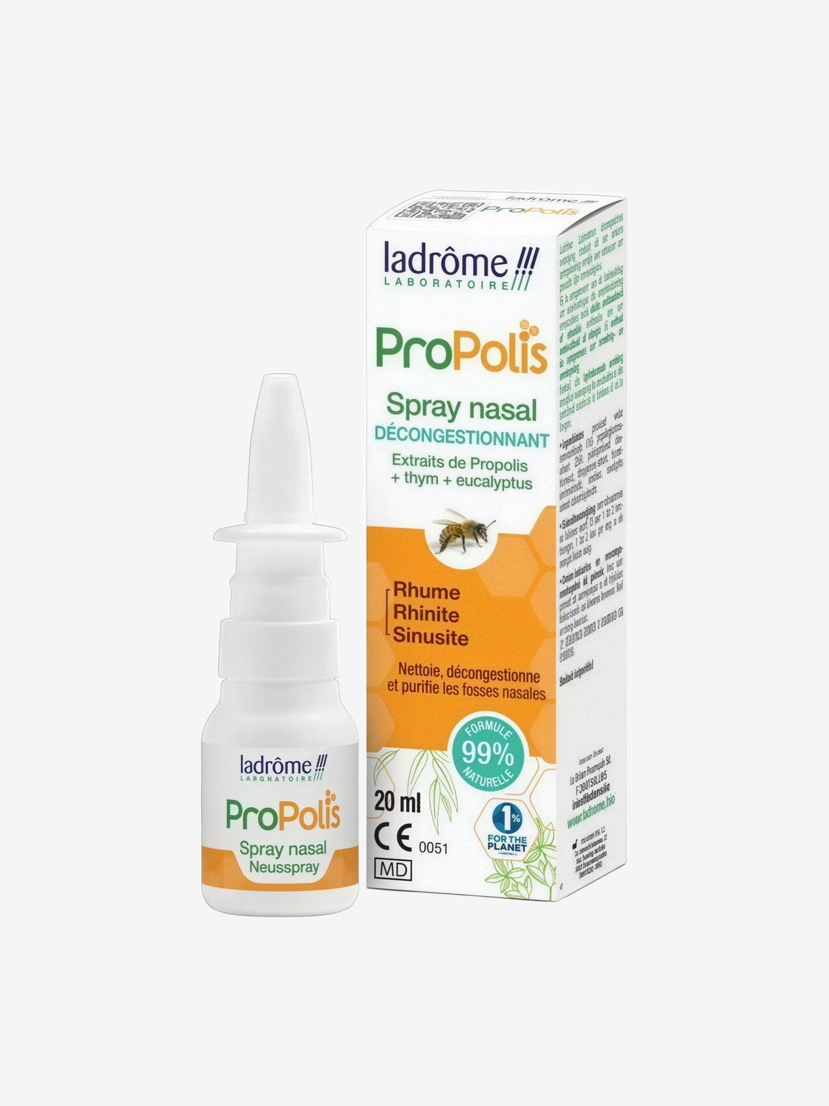 Spray nasal Propolis Bio+ thym et eucalyptus 20ml - Herboristerie de Paris