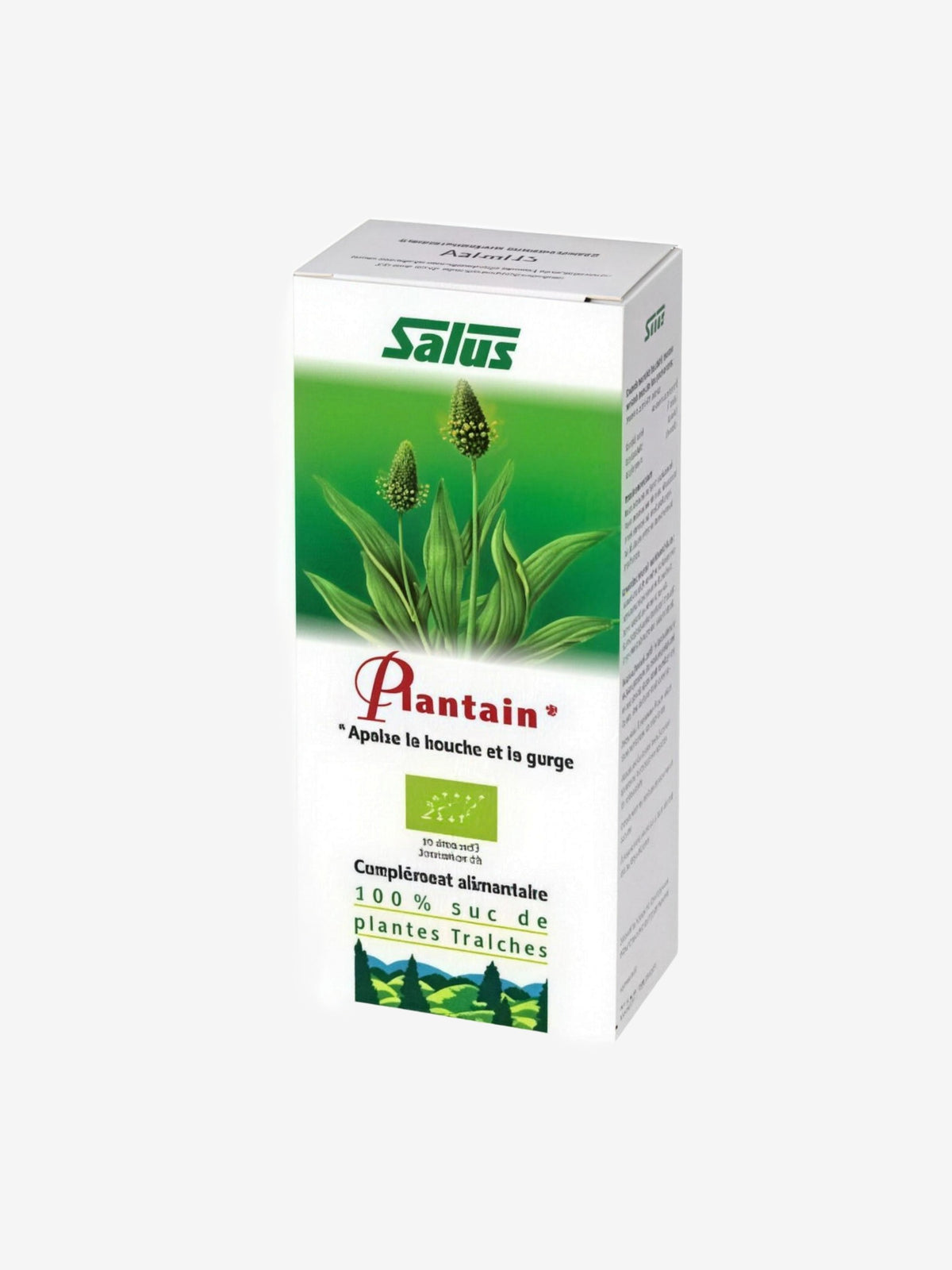 Suc de plantes Bio plantain Flacon 200ml Salus - Herboristerie de Paris