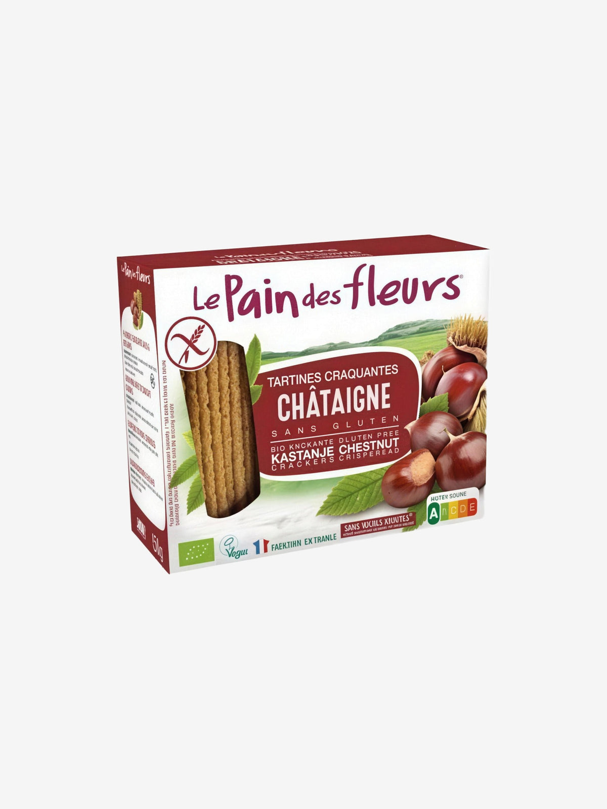 Tartines craquantes à la Châtaigne 150g Le Pain Des Fleurs - Herboristerie de Paris