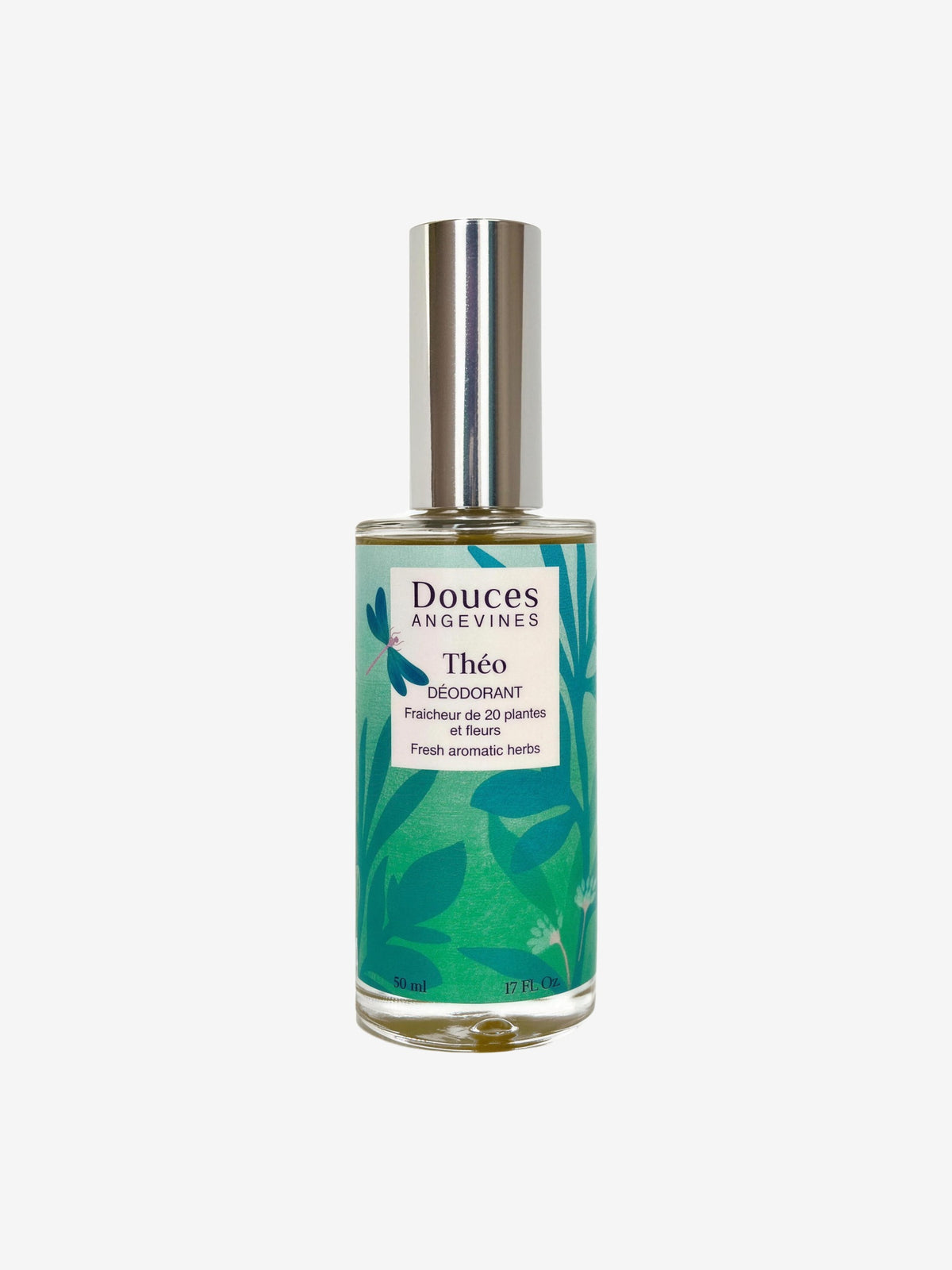 Théo Déodorant naturel aux notes fleuries et gaies 50ml Les Douces Angevines - Herboristerie de Paris