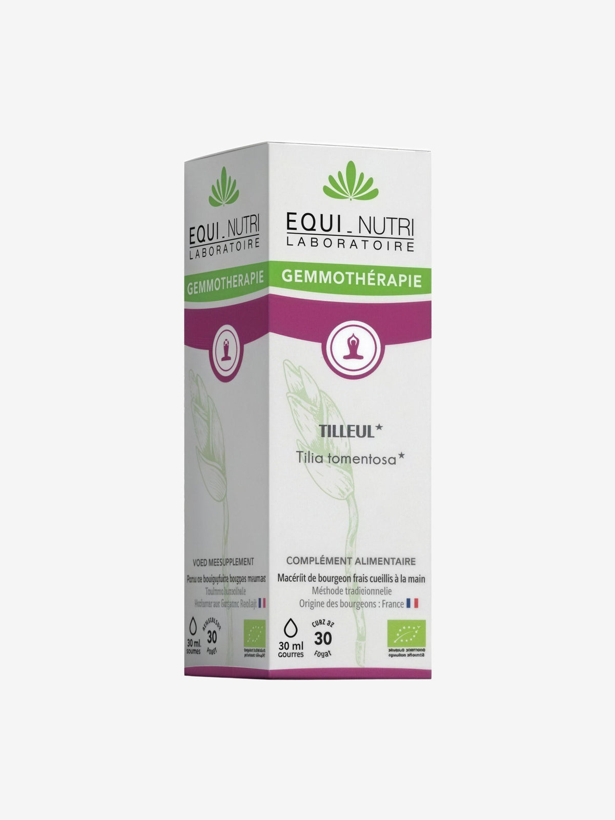 Tilleul bio Flacon compte gouttes 30ml Equi - Nutri - Herboristerie de Paris