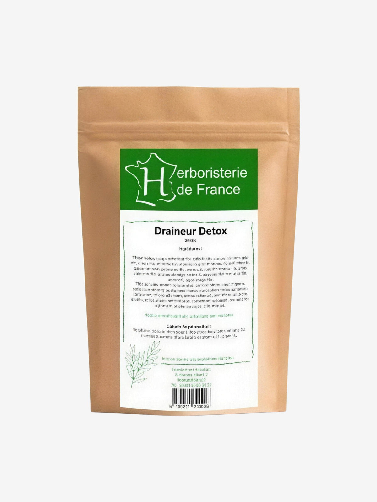 Tisane Draineur detox 30g Herboristerie De France - Herboristerie de Paris