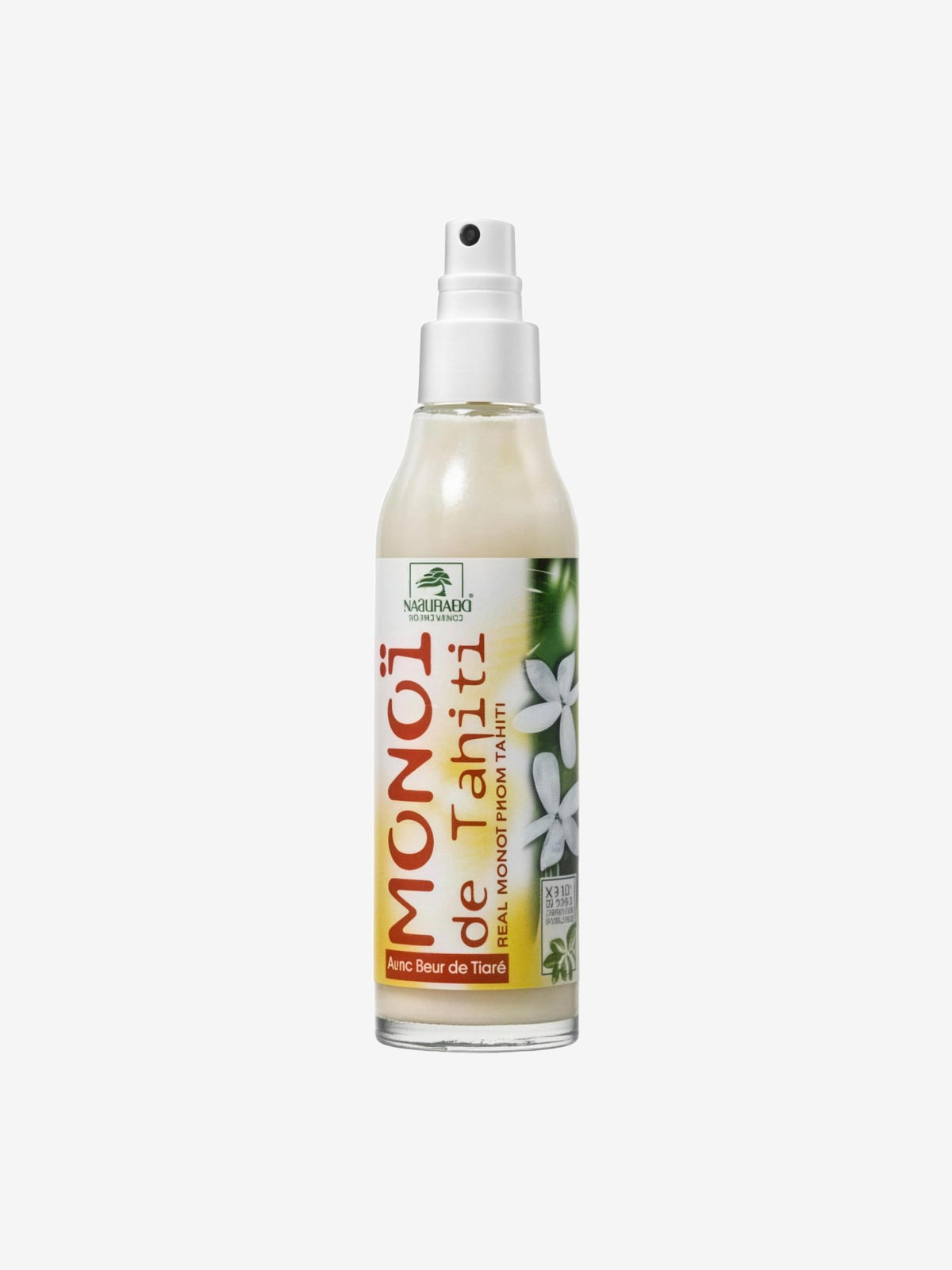 Véritable Monoi de Tahiti naturel avec sa Fleur de Tiaré 150ml Naturado - Herboristerie de Paris