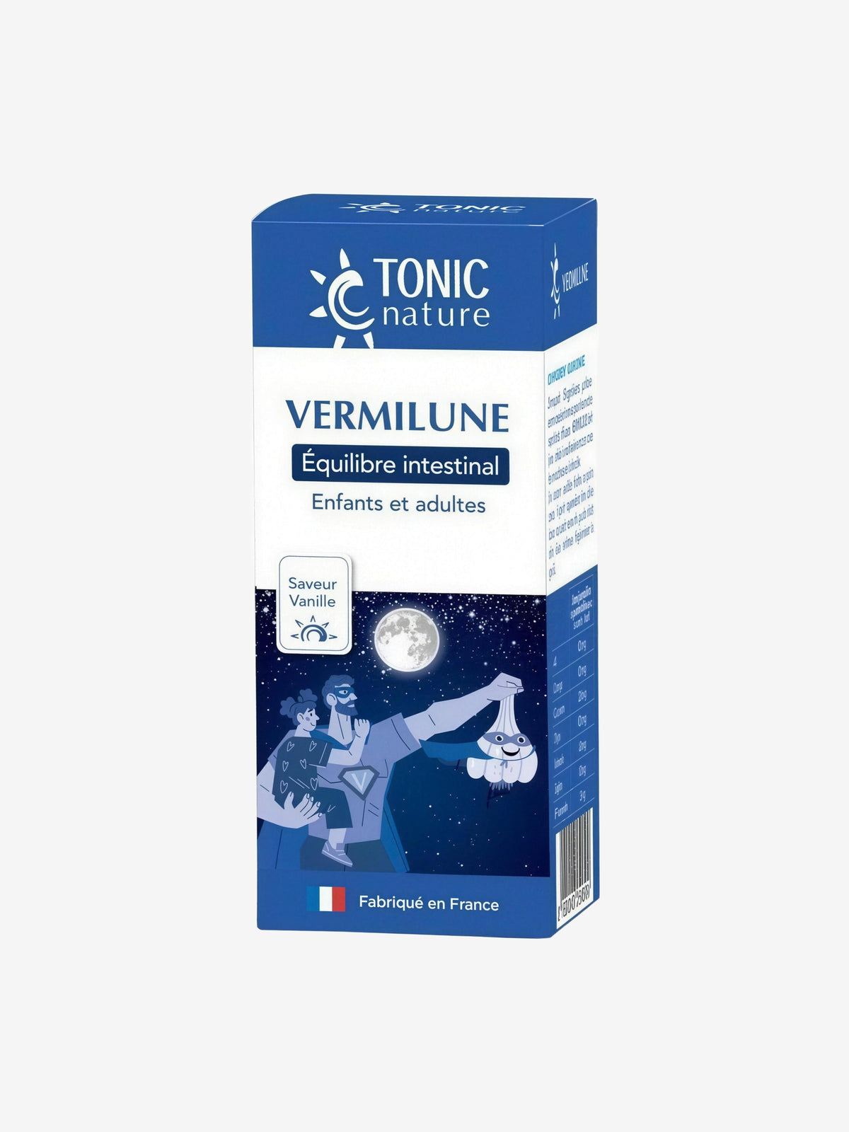 Vermilune équilibre intestinal formule liquide arome vanille 150ml Tonic Nature - Herboristerie de Paris