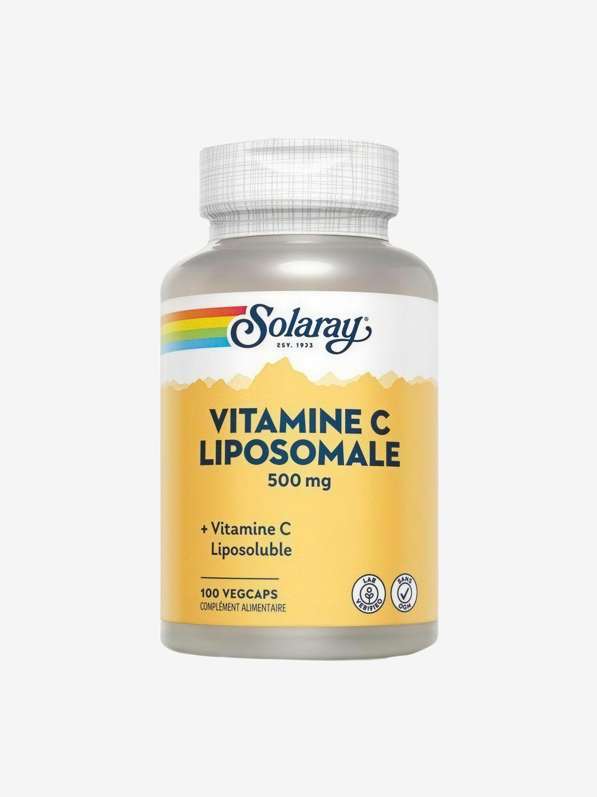 Vitamine C Liposomale 500 mg 100 gélules Solaray - Herboristerie de Paris