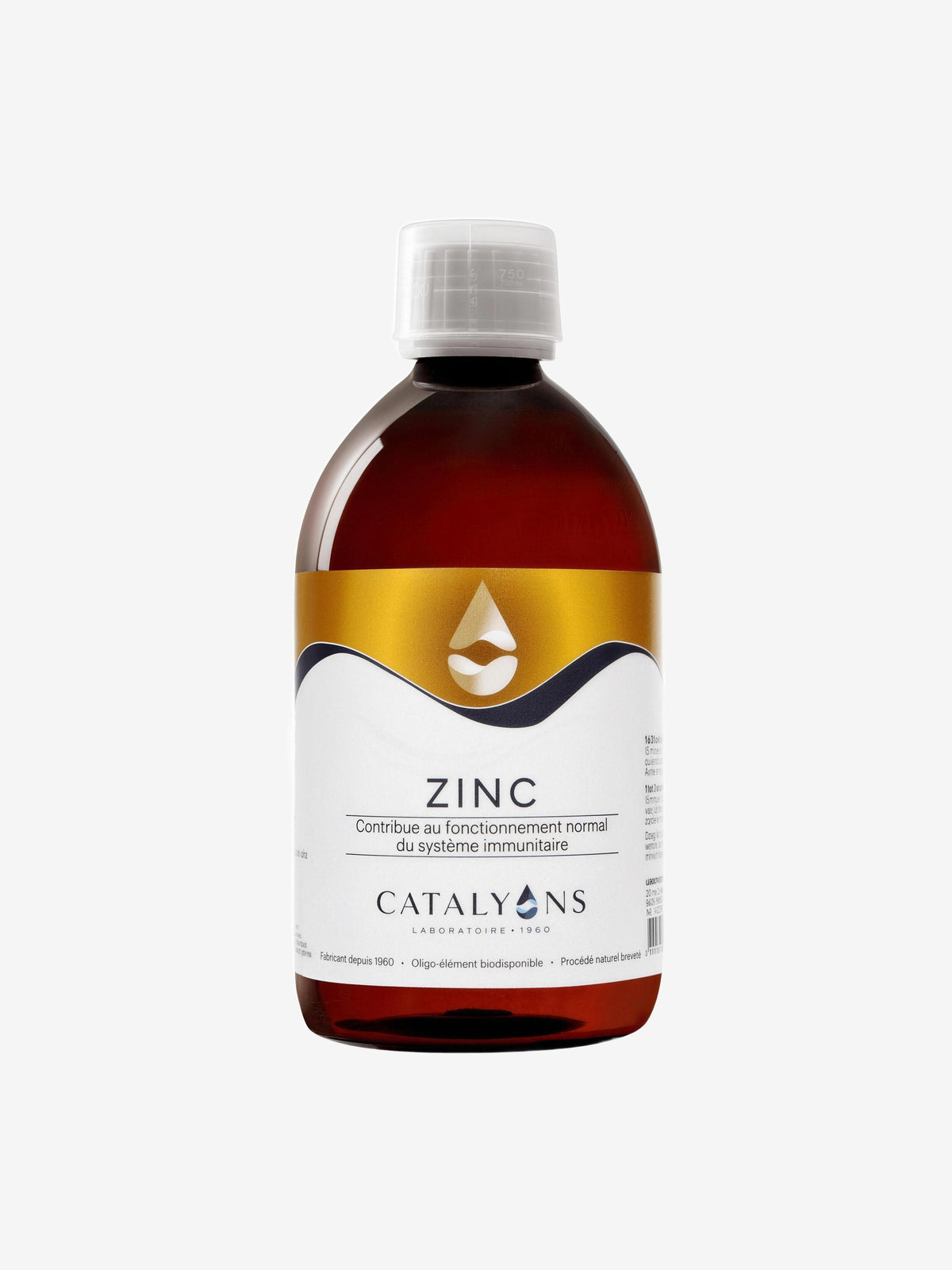 Zinc ionisé 500 ml Catalyons - Herboristerie de Paris