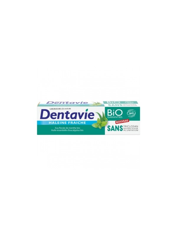 Dentifrice blancheur et haleine fraîche 75ml Dentavie Herboristerie de Paris