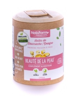 Huile de Bourrache et Onagre Bio 90 gélules Nat et Form Herboristerie de Paris