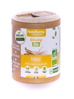 Ginseng Rouge Bio 200 gélules Nat et Form Herboristerie de Paris