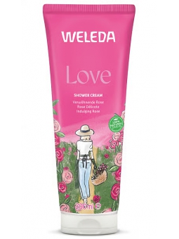 Crème de douche harmonisante Love 200ml Weleda Herboristerie de Paris