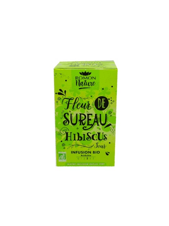 Infusion plaisir Fleur de Sureau Hibiscus bio Romon Nature Herboristerie de Paris