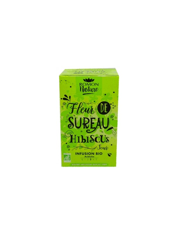 Infusion plaisir Fleur de Sureau Hibiscus bio Romon Nature Herboristerie de Paris