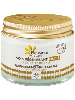 Soin de nuit régénérant à la Gelée Royale Bio 50ml Fleurance Nature Herboristerie de Paris