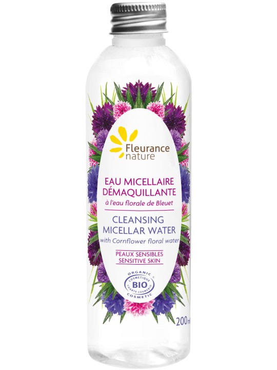 Eau micellaire démaquillante au bleuet bio 200ml Fleurance Nature Herboristerie de Paris aloe vera bleuet