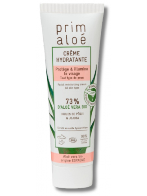 Crème Visage 73% Aloé Vera 50ml Prim Aloe Herboristerie de Paris