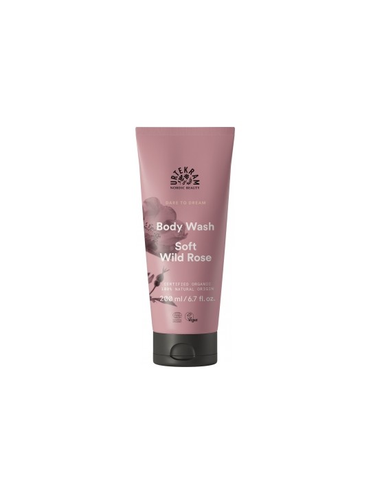 Gel douche à la Rose Sauvage Soft Wild Rose 200ml Urtekram Herboristerie de Paris