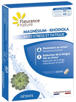 Magnésium Rhodiola 30 comprimés Fleurance Nature Herboristerie de Paris rhodiole