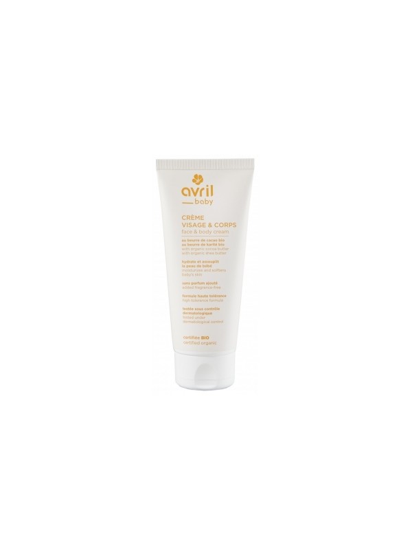 Crème visage et corps bébé 100ml Avril Herboristerie de Paris