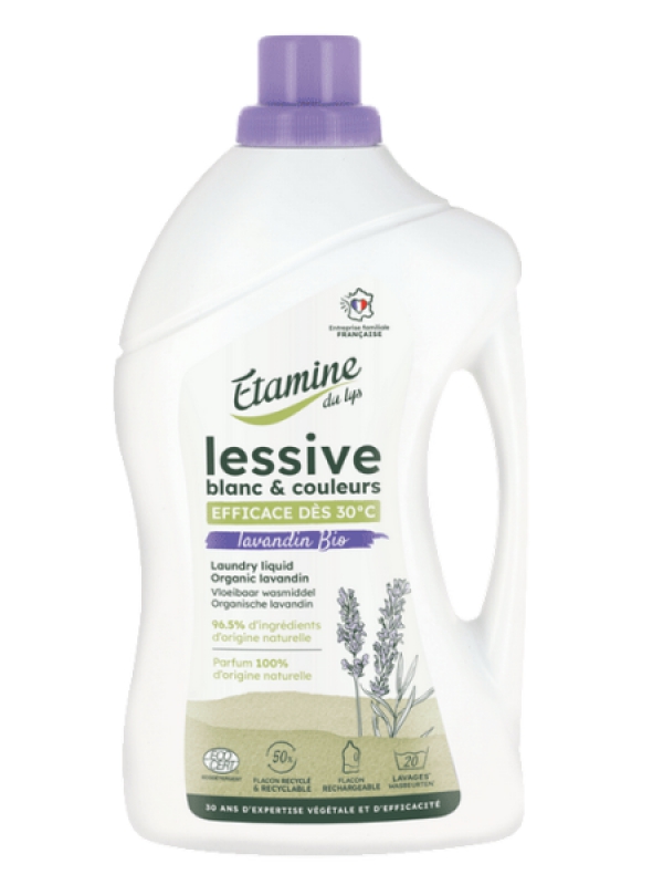 Lessive liquide lavandin 1L Etamine du Lys Herboristerie de Paris