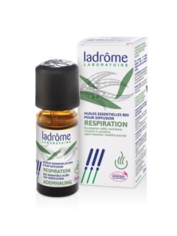 Mélange pour diffusion RESPIRATION 10ml Ladrome Herboristerie de Paris aide la santé respiratoire par diffusion