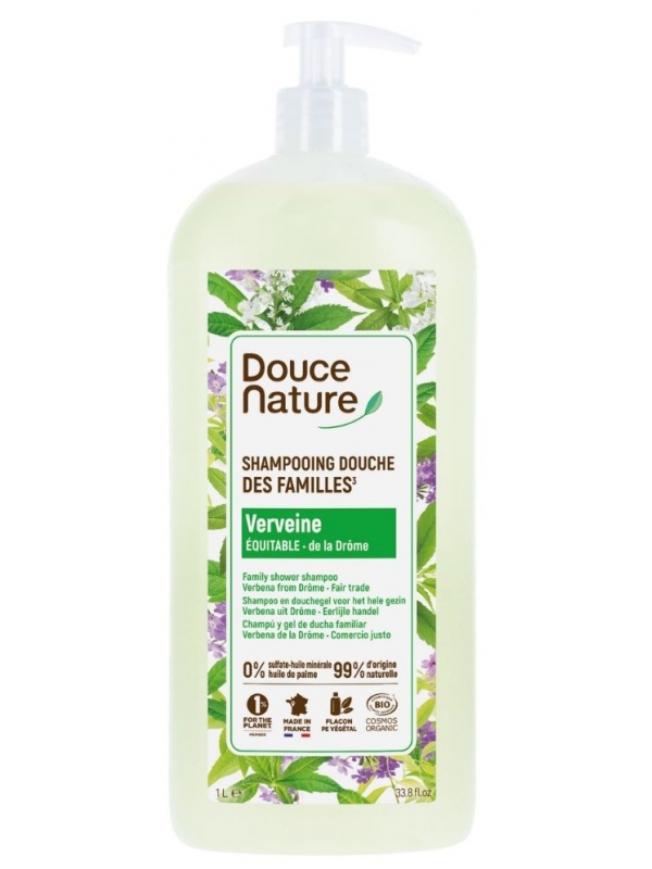 Shampoing Douche Provence Verveine de l'Ardèche 1L Douce Nature Herboristerie de Paris