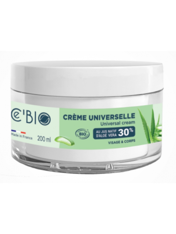Crème universelle Aloé Vera 200ml Ce'bio Herboristerie de Paris gel natif d'aloe vera