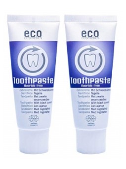 Lot de 2 Dentifrice fraîcheur et soin à la Nigelle 2 x 75ml Eco Cosmetics Herboristerie de Paris