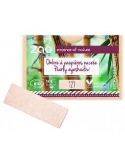 Recharge Ombre à paupières nacrée rectangle 121 ivoire nacré Zao  Herboristerie de Paris