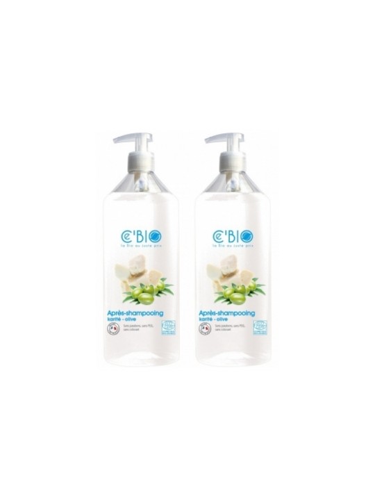 Lot de 2 Après Shampooing Olive et Karité 2 x 500ml Ce'bio Herboristerie de Paris
