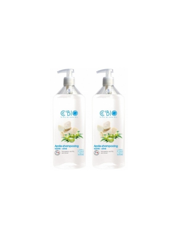 Lot de 2 Après Shampooing Olive et Karité 2 x 500ml Ce'bio Herboristerie de Paris