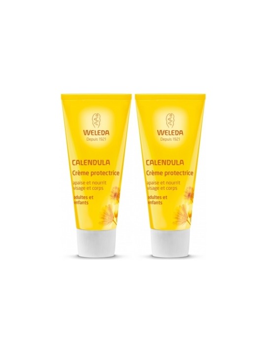 Lot de 2 Crème au calendula 2 x 75ml Weleda Herboristerie de Paris