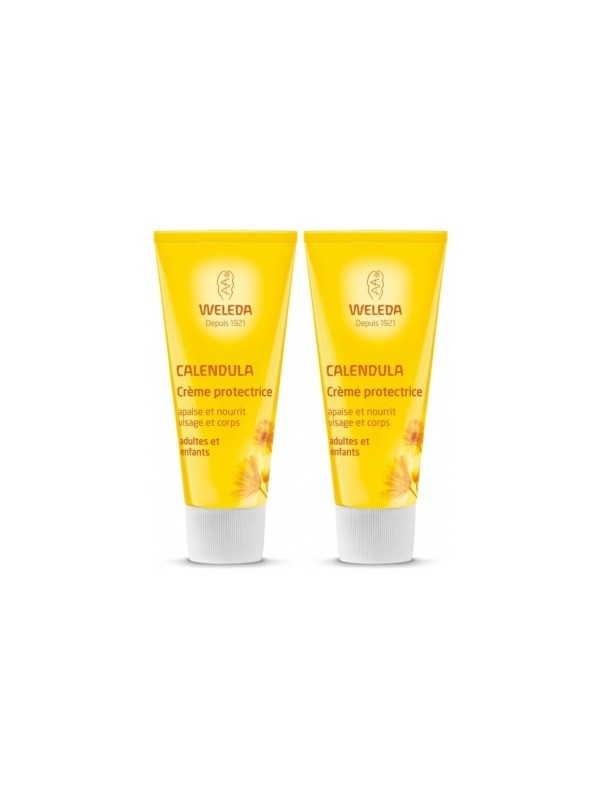 Lot de 2 Crème au calendula 2 x 75ml Weleda Herboristerie de Paris